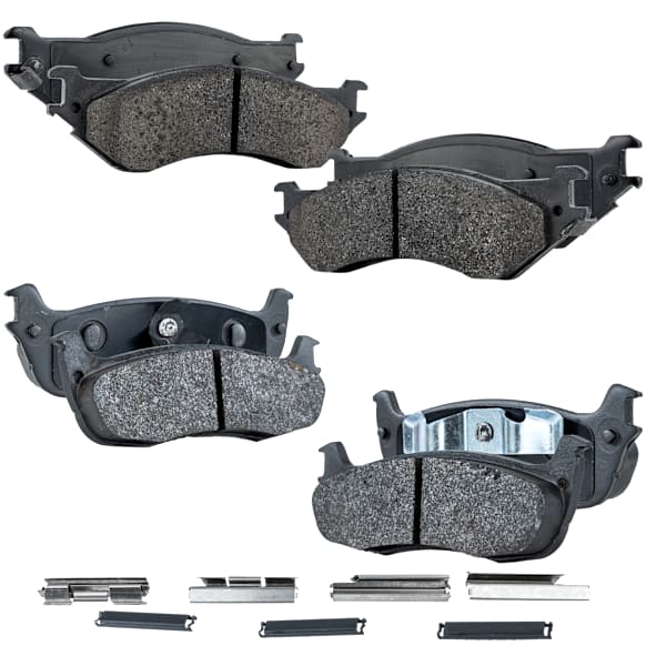 1997-2006 Ford F-250 - Front and Rear Brake Pad Sets, Semi-Metallic, Pro-Line Series