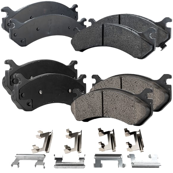 2006 GMC Sierra 1500 HD - Front and Rear Ceramic Brake Pad Set, 6.0L 8Cyl, Pro-Line Series