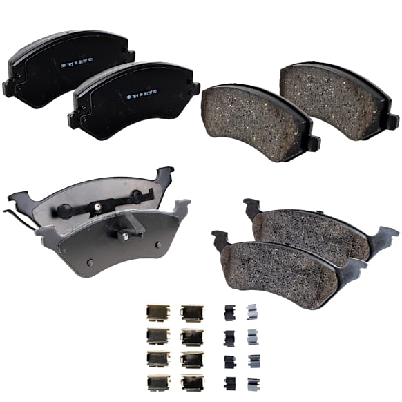 Front and Rear Brake Pad Sets, Ceramic, Pro-Line Series