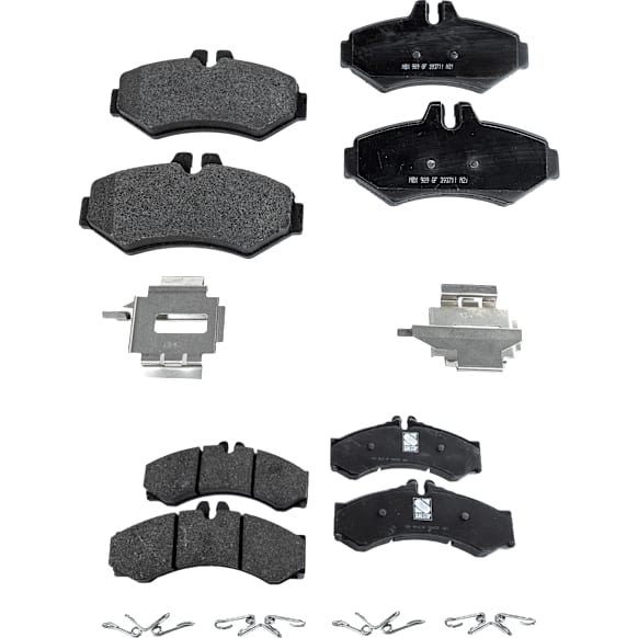 2005 Dodge Sprinter 3500 - Front and Rear Front-Organic/Rear-Semi-Metallic Brake Pad Set, 2.7L 5Cyl, Pro-Line Series