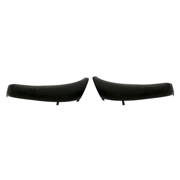 Front, Driver and Passenger Side Bumper End, Textured Plastic