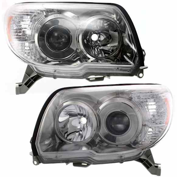 2007 Toyota 4Runner - Driver and Passenger Side Halogen Headlight, Without bulb(s), With Sport Package, OE Replacement