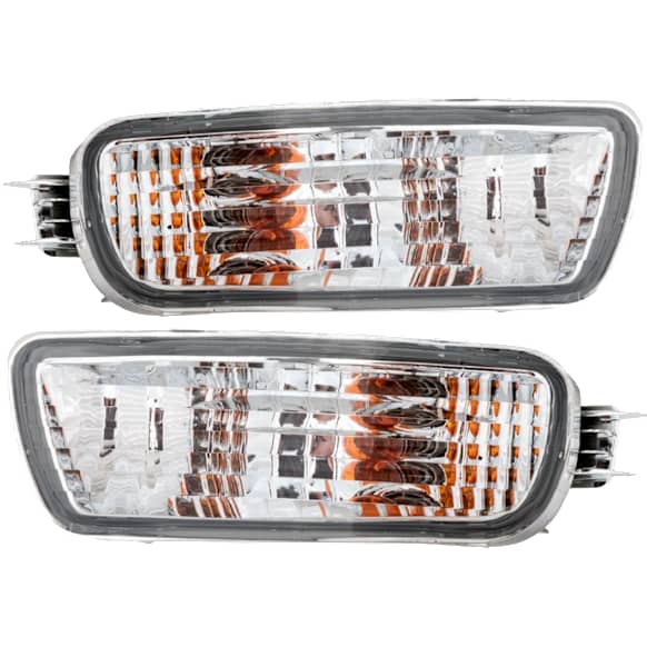 Front, Driver and Passenger Side Turn Signal Light, With bulb(s), CAPA Certified