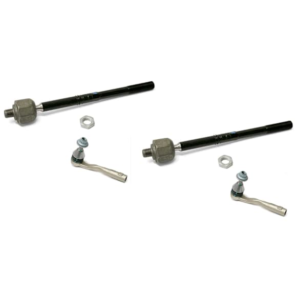 SET-T193697001 Front, Driver and Passenger Side, Inner and Outer Tie Rod End