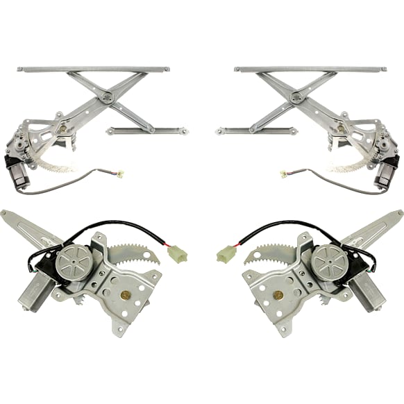 2008 Toyota Corolla - Front and Rear, Driver and Passenger Side Power Window Regulator, With Motor, USA Built Vehicle