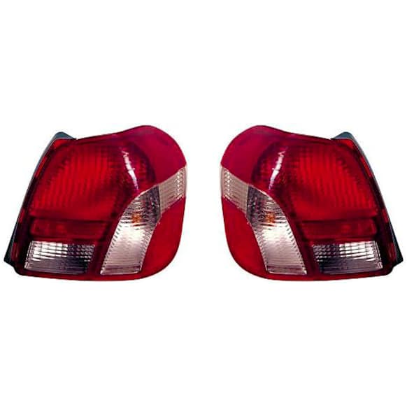 Driver and Passenger Side Halogen Tail Light, With bulb(s), OE Replacement