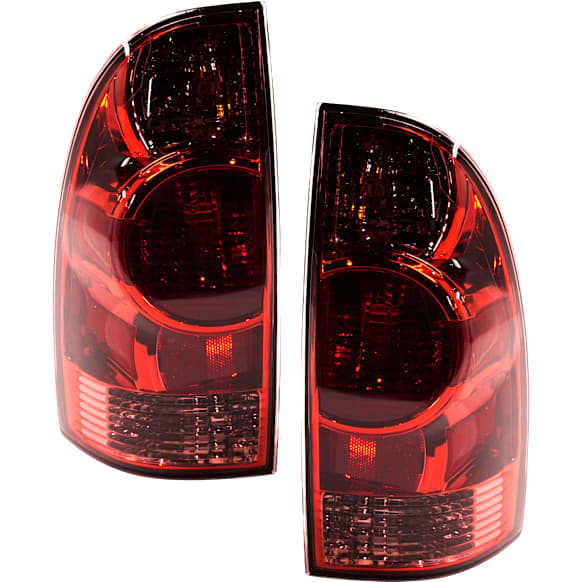 Driver and Passenger Side Halogen Tail Light, With bulb(s), OE Replacement, CAPA Certified