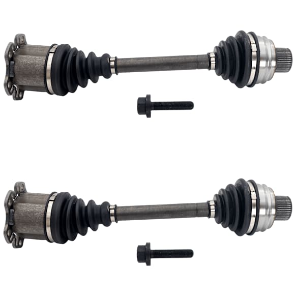 2010 Audi A5 Quattro - Front, Driver and Passenger Side Axle Assembly, Updated Design, Standard Duty Replacement, 3.2L 6Cyl