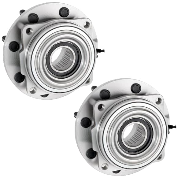 Front, Driver and Passenger Side Wheel Hub, 5 lugs, 4WD