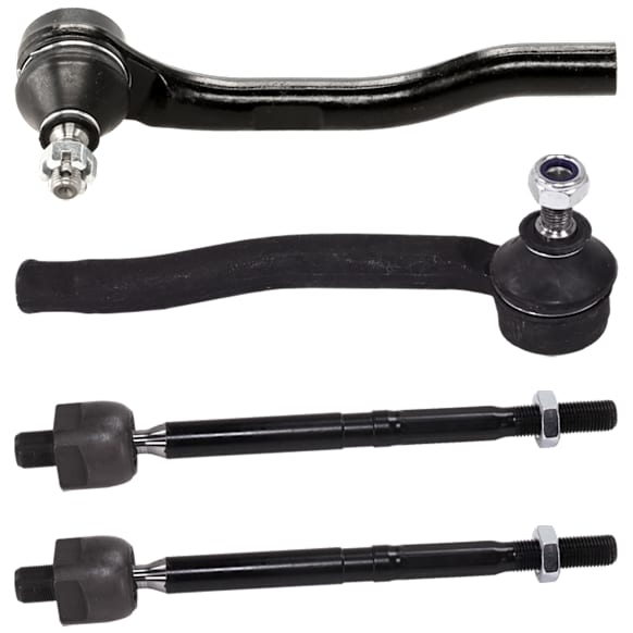 Front, Driver and Passenger Side, Inner and Outer Tie Rod End