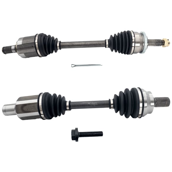 Front, Driver and Passenger Side Axle Assemblies, Updated Design, Standard Duty