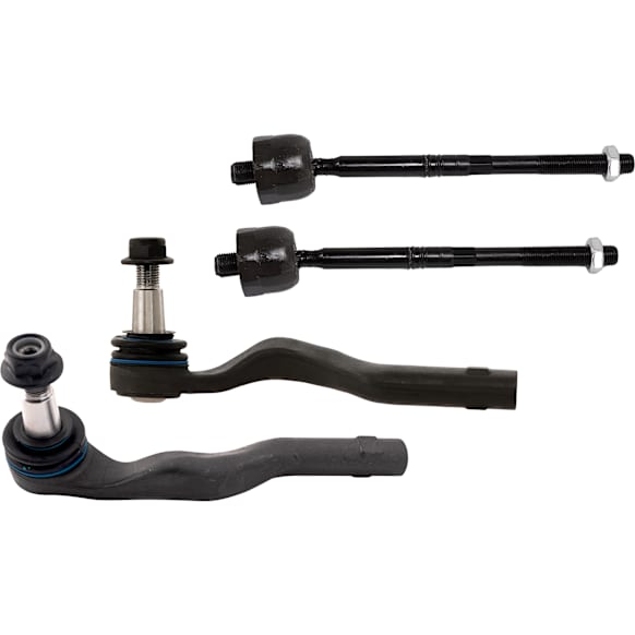 Front, Driver and Passenger Side, Inner and Outer Tie Rod End, AWD