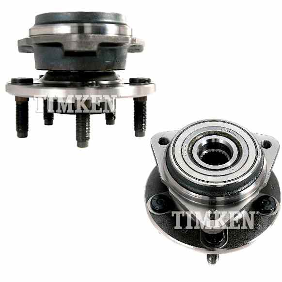 SET-TM515000 Front, Driver and Passenger Side Wheel Hub, With Bearing, AWD, 4.0L, 6Cyl, Timken OE Replacement