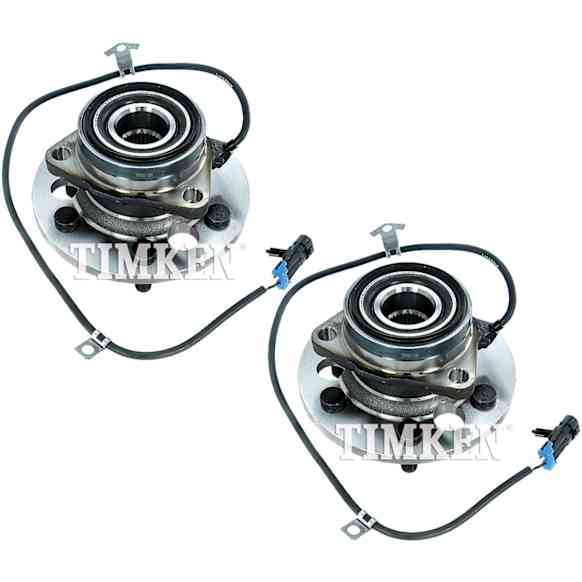 SET-TMSP550307 Front, Driver and Passenger Side Wheel Hub, With Bearing, Timken OE Replacement