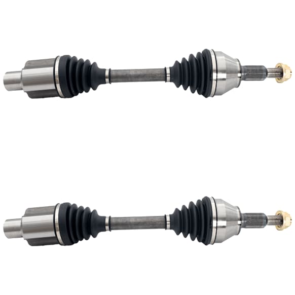 Front, Driver and Passenger Side Axle Assemblies, 4WD, Standard Duty, Except Lifted Suspensions, Clip Not Included