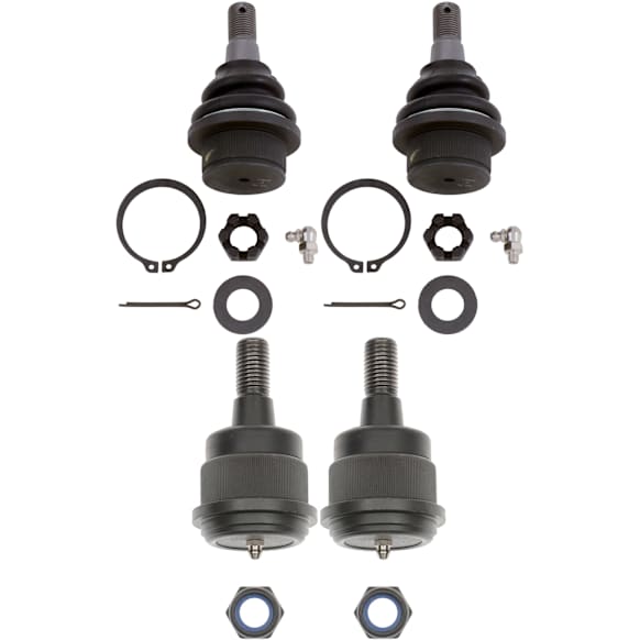 SET-TRWJBJ1207-E Front, Driver and Passenger Side, Upper and Lower Ball Joint