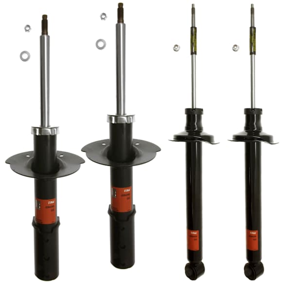 SET-TRWJGS4020S Front and Rear, Driver and Passenger Side Shock and Bare Strut