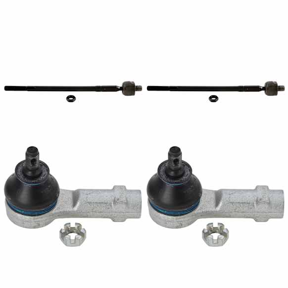 SET-TRWJTE229-B Front, Driver and Passenger Side, Inner and Outer Tie Rod End