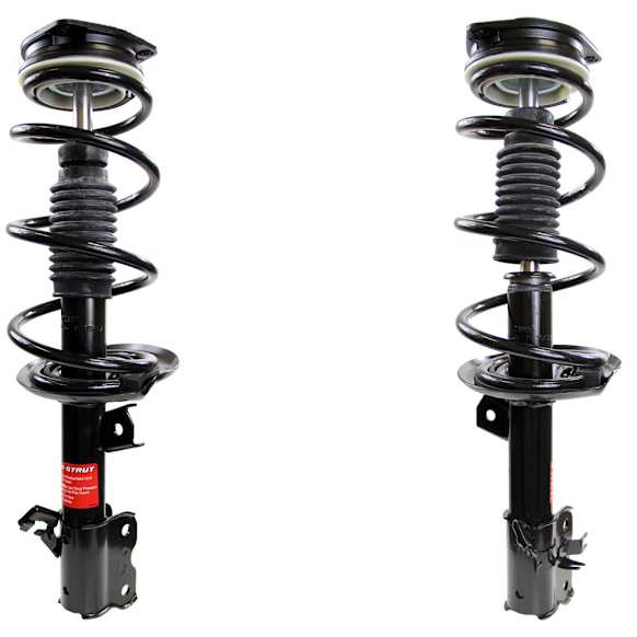SET-TS172897-F Front, Driver and Passenger Side Fully Loaded Strut, FWD, Quick-strut Series