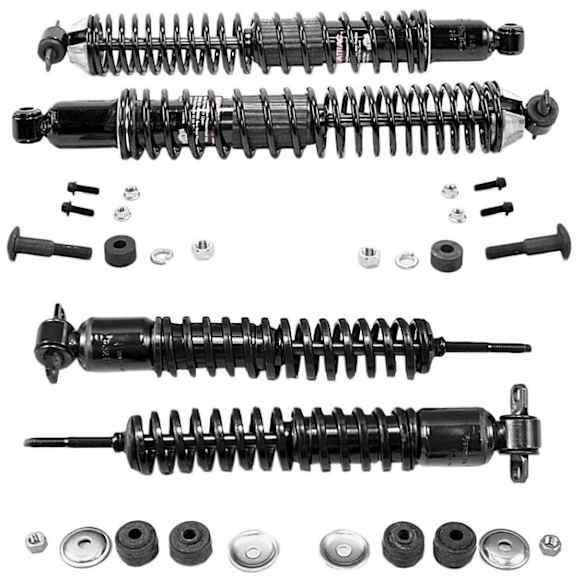SET-TS58574 Front and Rear, Driver and Passenger Side Shock, Load Adjusting Series