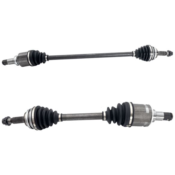 Front, Driver and Passenger Side Axle Assemblies, Standard Duty