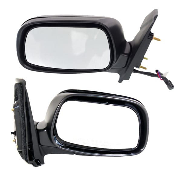 Driver and Passenger Side Mirrors, Power Adjust, Manual Folding, Non-Heated, Paintable, No Signal Light, No Memory, No Puddle Light, No Auto-Dimming, No Blind Spot Feature