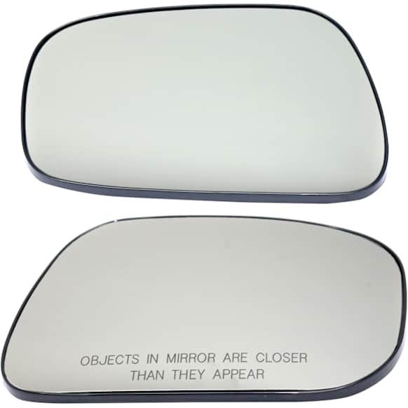 2004 Toyota Camry - Mirror Glass Driver and Passenger Side, USA Built Vehicle, Non-Heated, No Blind Spot Feature, No Signal Light, Backing Plate Included