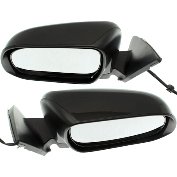 Driver and Passenger Side Mirror, Power Adjust, Heated, Manual Folding, Paintable, No Signal Light, No Memory, No Puddle Light, No Auto-Dim, No Blind Spot Feature