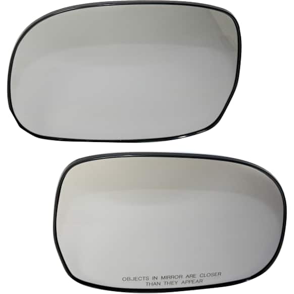 Driver and Passenger Side Mirror Glass, Non-Heated, Non-Towing, With backing plate, Includes (2) Mirror Glasses