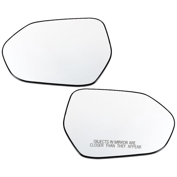 Driver and Passenger Side Mirror Glass, Non-Heated, No Blind Spot Feature, Includes (2) Mirror Glasses