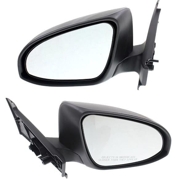 Driver and Passenger Side Mirror, Manual Adjust, Non-Heated, Manual Folding, Paintable, No Signal Light, No Memory, No Puddle Light, No Auto-Dim, No Blind Spot Feature