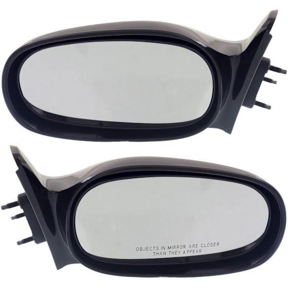 Driver and Passenger Side Mirrors, Manual Adjust, Non-Folding, Non-Heated, Paintable, No Signal Light, No Memory, No Puddle Light, No Auto-Dimming, No Blind Spot Feature