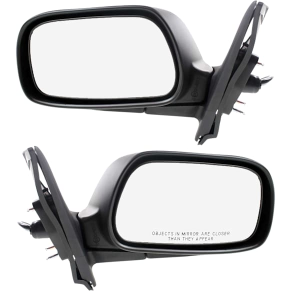 Driver and Passenger Side Mirrors, Power Adjust, Manual Folding, Non-Heated, Paintable, In-housing Signal Light, No Memory, No Puddle Light, No Auto-Dimming, No Blind Spot Feature