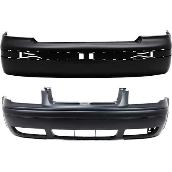 Front and Rear Primed Bumper Cover