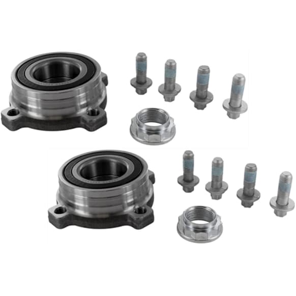 SET-VCOV200679-2 Rear, Driver and Passenger Side Wheel Hub, 4 Lugs
