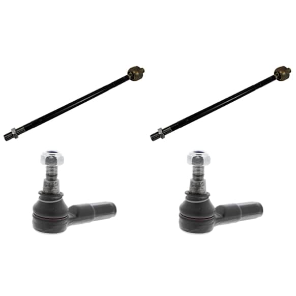 SET-VCOV307569 Front, Driver and Passenger Side, Inner and Outer Tie Rod End