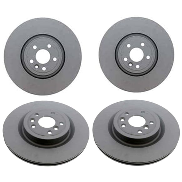 2017 Jaguar XE - Front and Rear Brake Disc, Plain Surface, Vented, Front-350 mm/Rear-325 mm, 3.0L 6Cyl