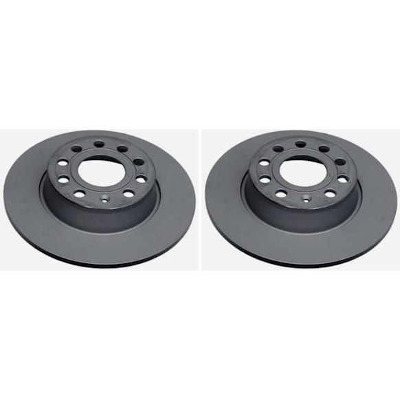 SET-ZCZ600323420-2 Rear Brake Disc, Plain Surface, Solid, 253 mm