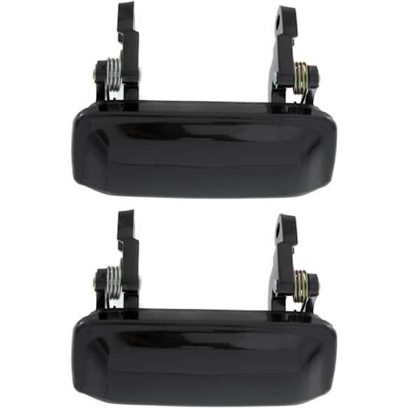 2008 Ford Ranger - Front, Driver and Passenger Side Smooth Black Exterior Door Handle, Without Key Hole, 2-Door, USA Type, Standard Cab Pickup