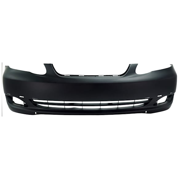 2006 Toyota Corolla - Front Primed Bumper Cover, For Models With Spoiler, White Glove Delivery