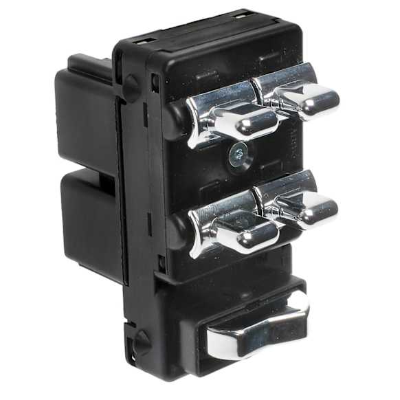 DS-1749 Front, Driver Side Standard OE Replacement Window Switch Chrome