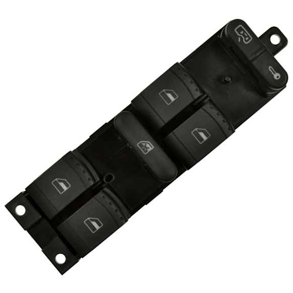 DS-2325 Front, Driver Side Standard Intermotor Window Switch Black 6 Buttons