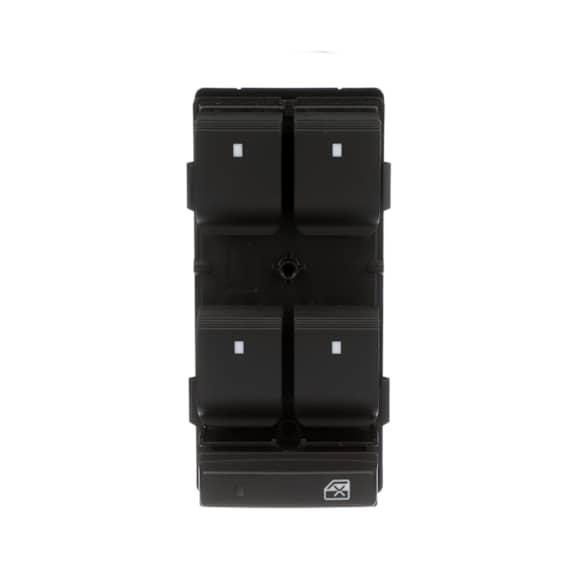 2012 Chevrolet Silverado 1500 - Front, Driver Side Window Switch, 4-Door, without Power Folding Mirrors, without Heated Mirrors, Switch Only, Black, Standard OE Replacement