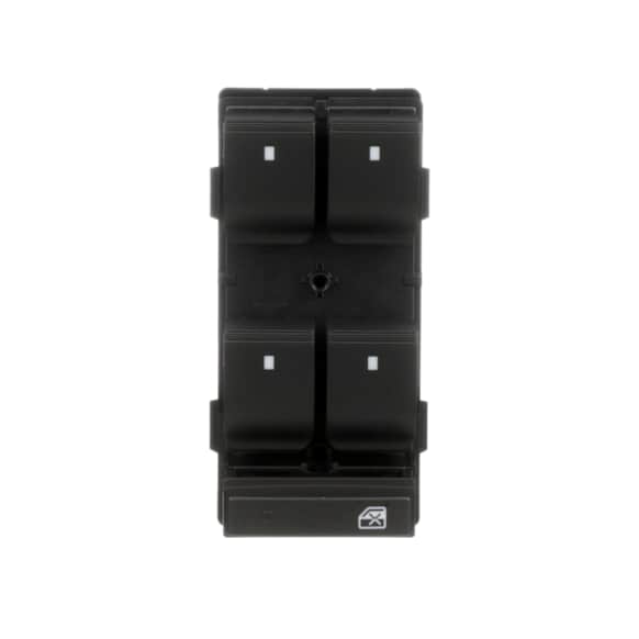 Front, Driver Side Window Switch, Black, without Memory Mirrors