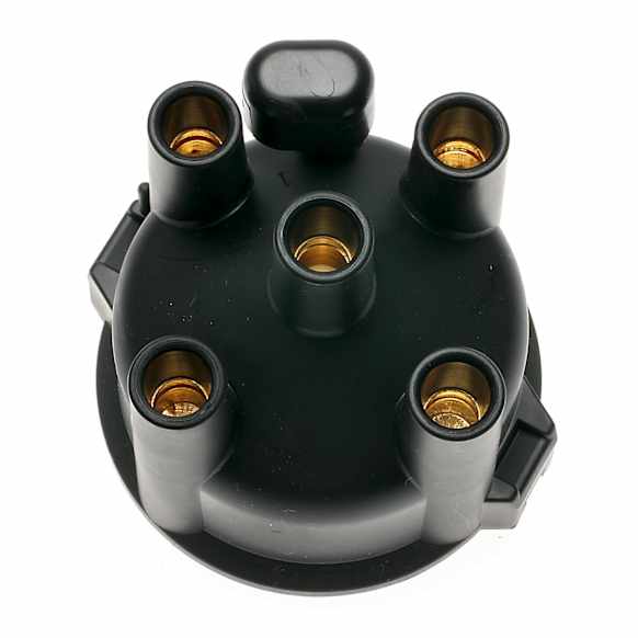 JH-128 Standard OE Replacement Distributor Cap - Black, Direct Fit, Sold individually