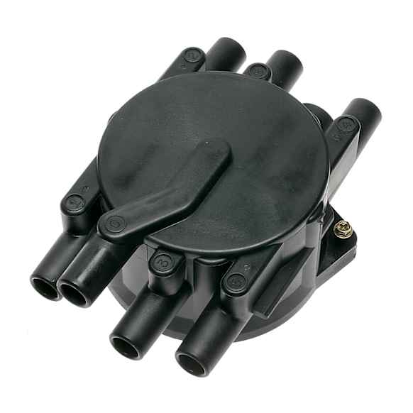 JH-162 Standard OE Replacement Distributor Cap - Black, Direct Fit, Sold individually