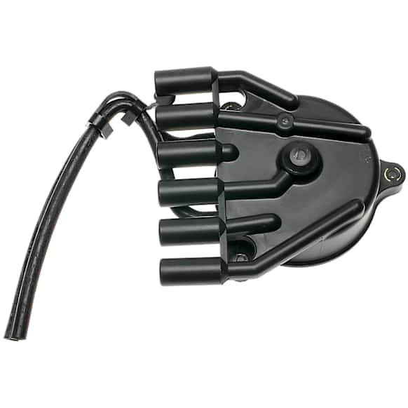 JH-190 Standard OE Replacement Distributor Cap - Black, Direct Fit, Sold individually