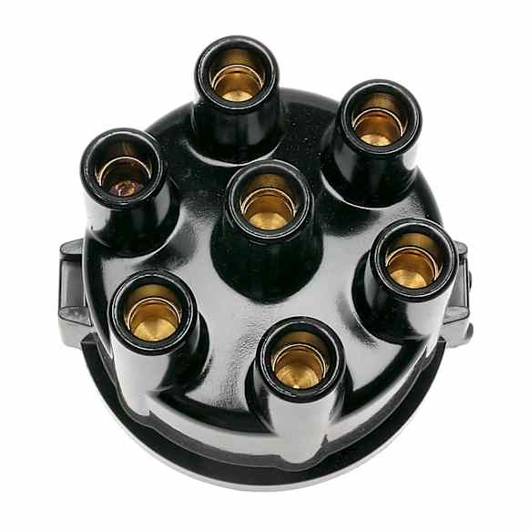 JH-66 Standard Series Distributor Cap - Black, Direct Fit, Sold individually