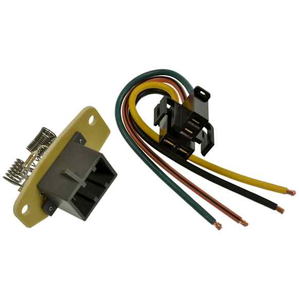 1990 Ford F-59 Commercial Stripped Chassis - Blower Motor Resistor, With High Temperature Connector