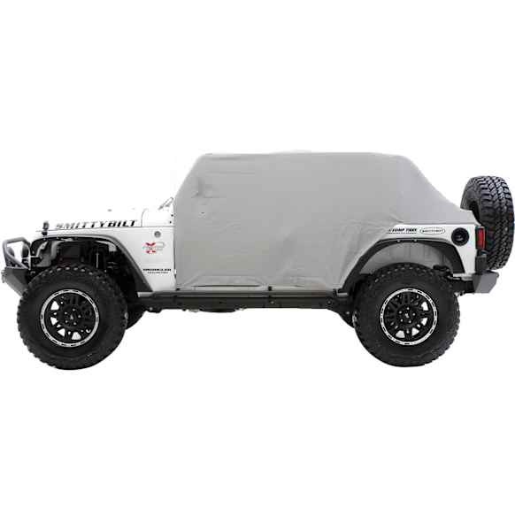 1061 Cab Cover - Gray denim, Polypropylene, Direct Fit, Sold individually